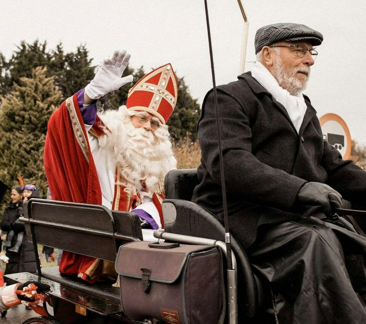 Intocht sinterklaas velden