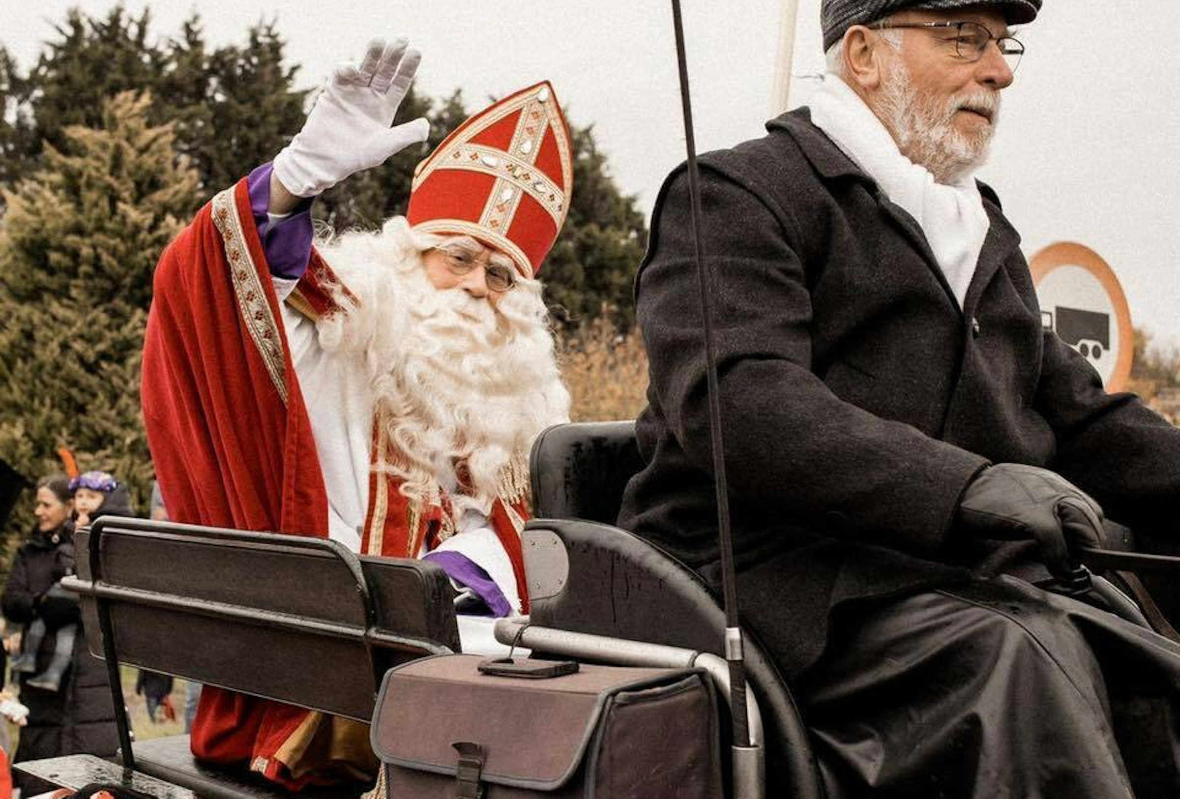 Intocht sinterklaas velden