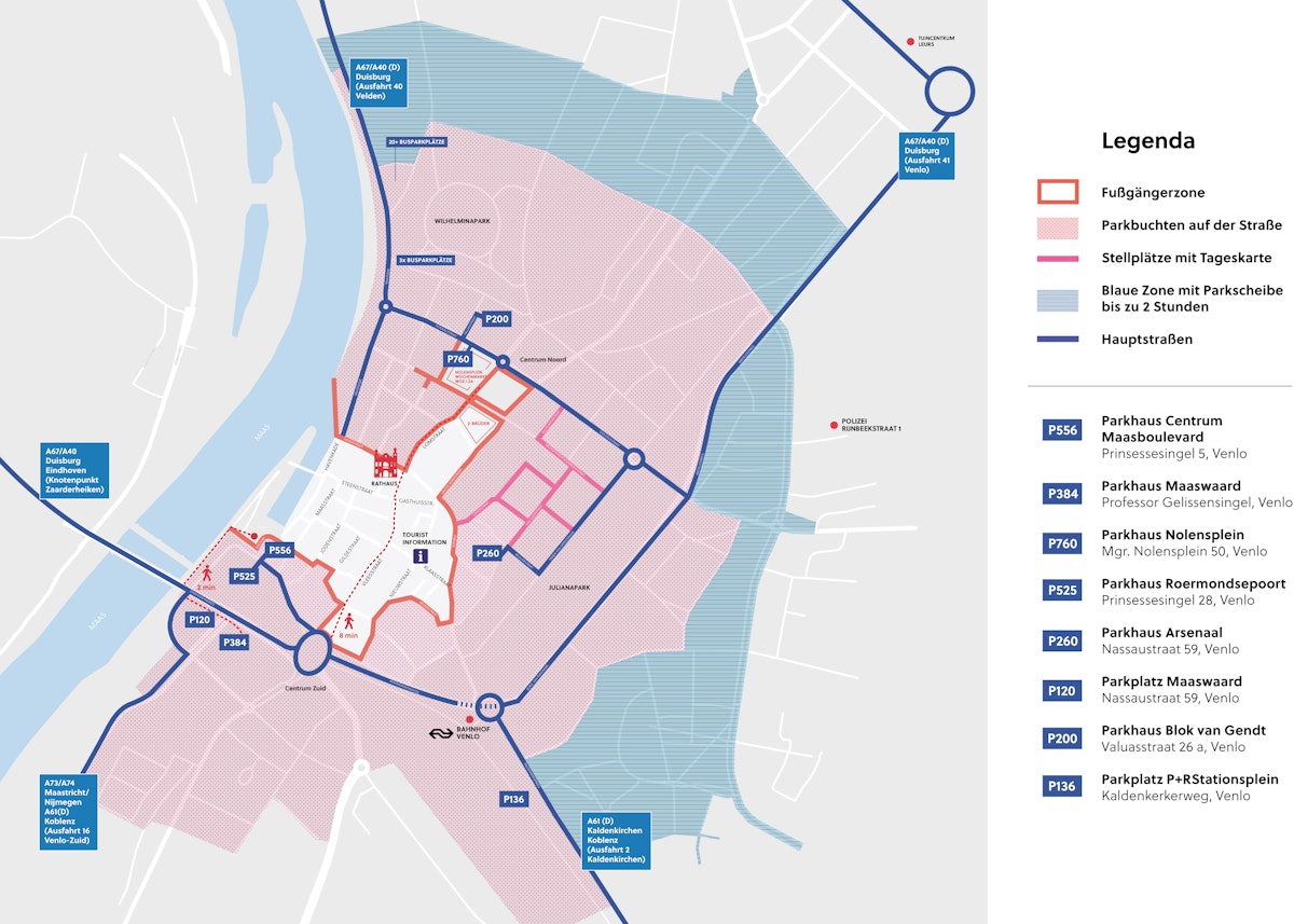 Kaart Parkeren Duits