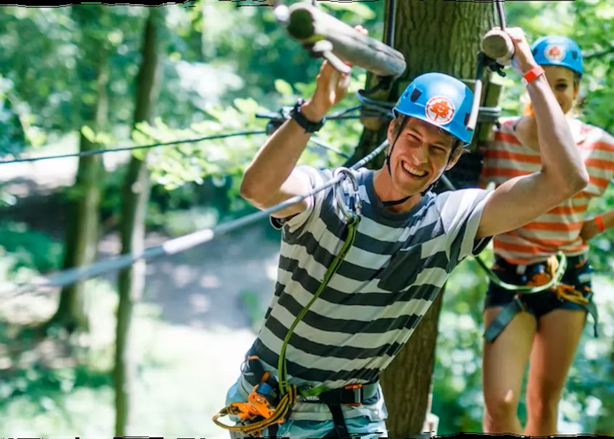 Klimmen Amsterdamse Bos Klimparcours Amsterdam 2