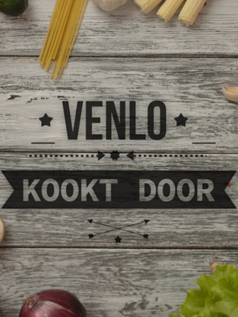 Logo Venlo kookt door met achtergrond