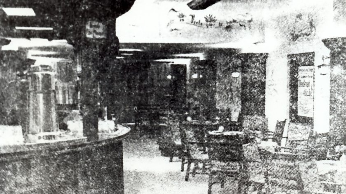 Postkelder interieur 1950