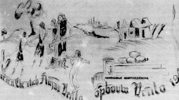 Placeholder for Postkelder wandschildering 1950