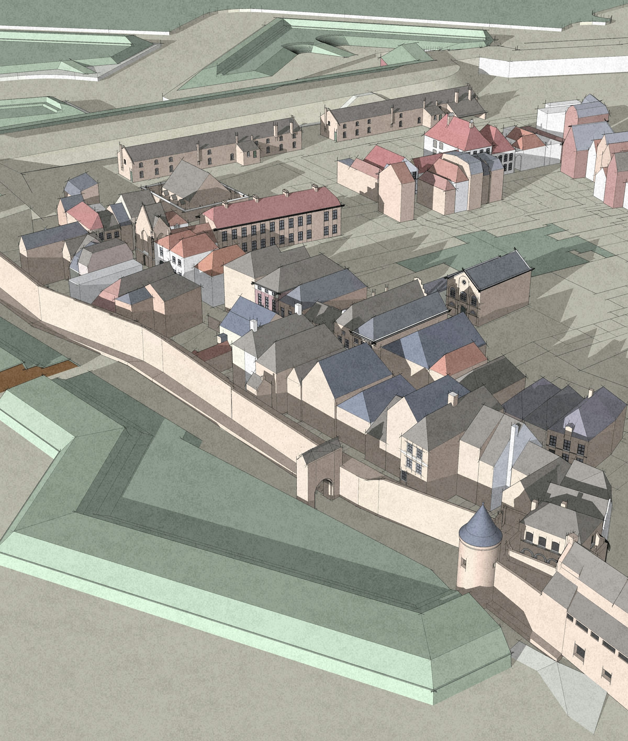 Stadsmuur Maaskade 2