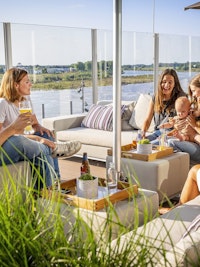 Placeholder for Venlo an der Maas Terrasse Cabillaud Venlo mit Aussicht auf die Maas