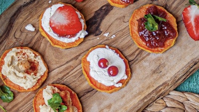 Placeholder for Zoete aardappel toastjes