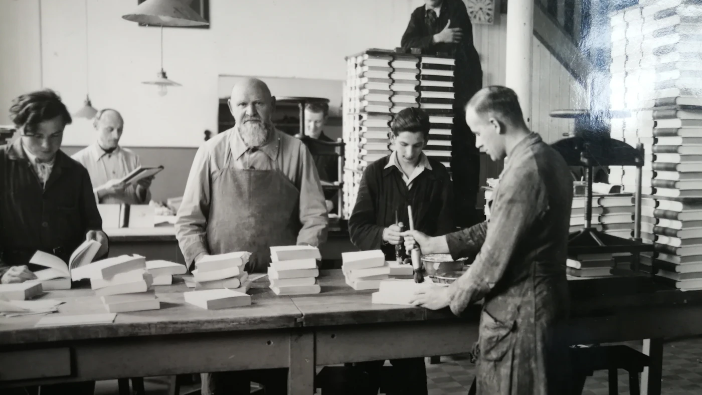 Boekbinderij SVD Steyl 3 Uit familiealbum van Jeu Denessen Bongerdstraat nu Pst Freybeuterstraat 18