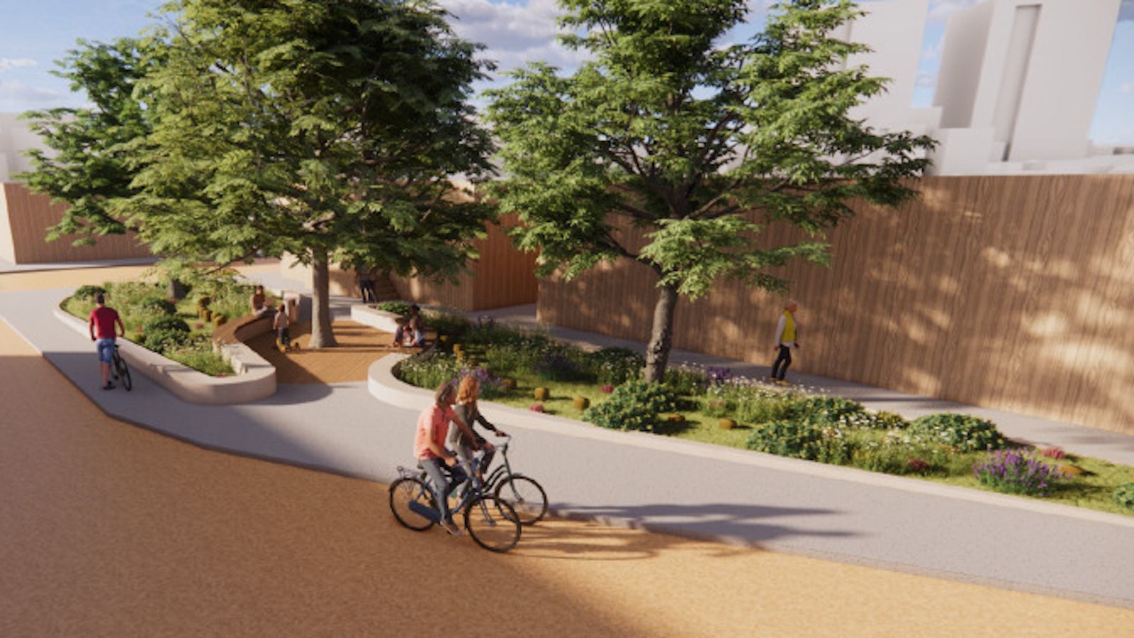 Impressie pocketpark Arsenaal